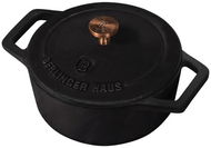 BERLINGERHAUS Pekáč litinový s poklicí 12 cm Black Rose Collection - Pekáč