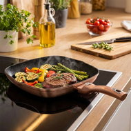 BERLINGERHAUS Grill pan with removable handle 28 cm Rosegold Metallic Line - Pan