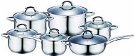 Bergner Stainless-steel Cookware Set 12 pcs JUMBO RB-2017 - Cookware Set