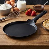 BerlingerHaus Matte Black Collection Pancake Pan with Titanium Surface 25 cm - Pan