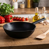 BerlingerHaus Matte Black Collection Deep pan with titanium surface 28 cm - Pan