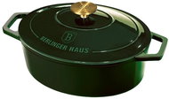 BerlingerHaus Baking pan with lid cast iron 30x22cm Emerald Collection BH-6505 - Roasting Pan