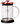 Tee &amp; Kaffee French Press 600 ml Burgunder Metallic Line