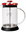 Tee &amp; Kaffee French Press 600 ml Burgunder Metallic Line