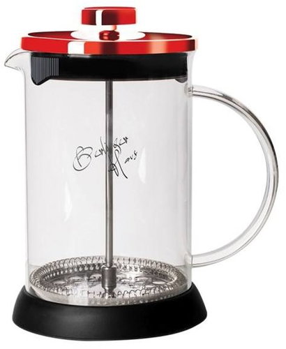 BerlingerHaus Tea and Coffee French Press 800ml Burgandy Metallic Line - French Press - Main image