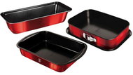 BERLINGERHAUS Set of moulds with titanium non-stick surface 3 pcs Metallic Line Burgundy Edition - Baking Mould