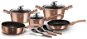 BerlingerHaus Set of Dishes Rosegold Metallic Line 11 pcs - Cookware Set