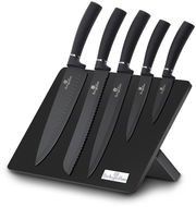 BerlingerHaus Késkészlet mágneses állvánnyal Carbon PRO Line 6 db - Késkészlet