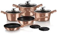 BerlingerHaus Set of dishes Rosegold Metallic Line 10pcs BH-1220N - Cookware Set
