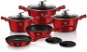 BerlingerHaus Set of dishes Burgundy Metallic Line 10pcs BH-1222N - Cookware Set
