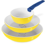 BERLINGERHAUS 3-Piece Cookware Set with Detachable Handle, MINIONS Collection - Cookware Set