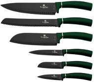 BerlingerHaus Emerald Collection BH-2511 Messerset mit Antihaftbeschichtung - 6-teilig - Messerset