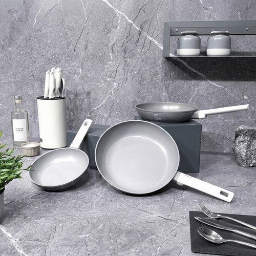 BerlingerHaus Aspen Collection Set of pans with titanium surface 3 pcs - Cookware Set - Main image