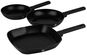 BerlingerHaus Matte Black Collection Sada pánví s titanovým povrchem 3 ks - Sada pánví