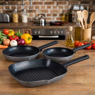 BerlingerHaus Antracit Collection Set of 3 pcs with titanium surface - Cookware Set