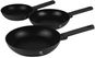 BerlingerHaus Matte Black Collection Sada pánví 3 ks s titanovým povrchem - Sada pánví