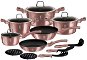 BerlingerHaus I-Rose Edition BH-6045 Cookware Set - 15pcs - Cookware Set