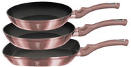 Berlingerhaus Pánev s titanovým povrchem, 3 ks, I-Rose Edition - Pan Set
