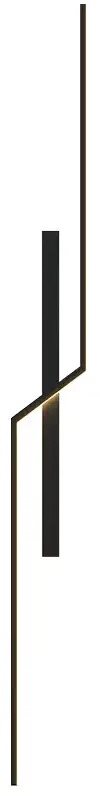 Berger 1038-WL-17 Fali LED lámpa, fekete