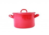 Beryl, Pot with lid 16 cm, 2 l, red - Pot