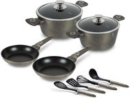 BERLINGERHAUS Set of dishes with titanium surface 10 pcs Crystal Collection - Cookware Set