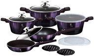 BERLINGERHAUS Titanium-coated dinnerware set 13 pcs Purple Eclipse Collection - Kitchenware Set