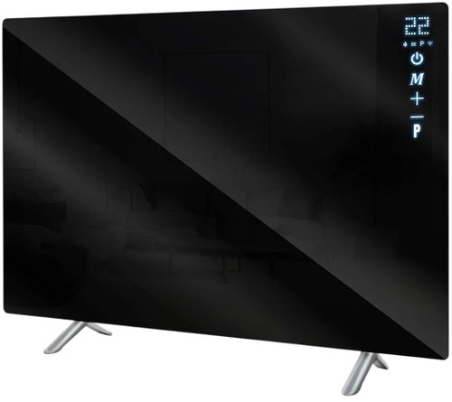 Berdsen BD-984 infrared glass heating panel 600W, Wi-Fi, remote control, black - Infrared Heater Panel - Main image