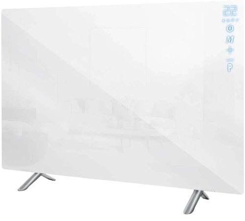 Berdsen BD-984 infrared glass heating panel 600W, Wi-Fi, remote control, white - Infrared Heater Panel - Main image