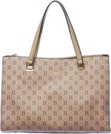 BERTOO Cestovní kabelka Valentina beige logo - Kabelka