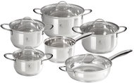 BERLINGERHAUS Set of stainless steel dishes 12 pcs Silver Jewellery Collection - Cookware Set