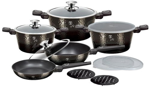 BERLINGERHAUS Primal Gloss Collection titán bevonattal, 13 darabos szett - Edénykészlet - Fő fotó