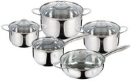 BERLINGERHAUS Sada nádobí nerez 10 ks Silver Jewellery Collection - Cookware Set
