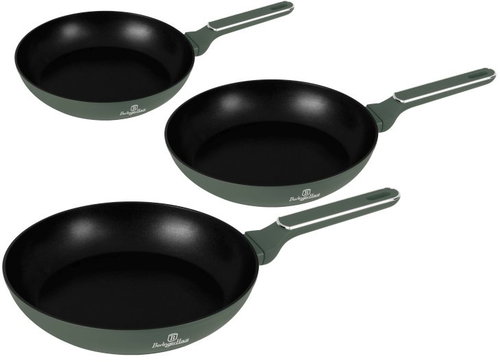 BERLINGERHAUS Pan Set with Titanium Surface Matte Green Collection - Cookware Set - Main image
