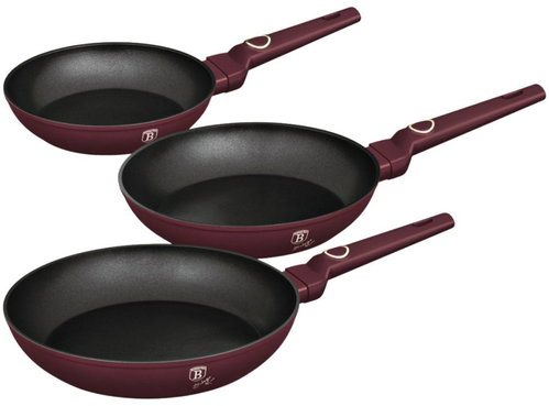 BERLINGERHAUS 3-Piece Pan Set with Titanium Coating, Leonardo Collection - Cookware Set - Main image