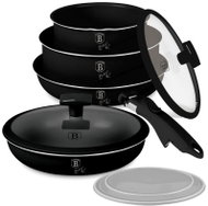 BERLINGERHAUS 9-Piece Cookware Set with Titanium Surface Matte Black Collection - Cookware Set