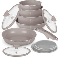 BERLINGERHAUS Sada nádobí s titanovým povrchem 12 ks Taupe Collection - Cookware Set