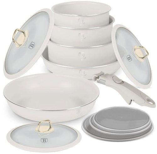 BERLINGERHAUS 12-Piece Cookware Set with Titanium Surface Sahara Collection - Cookware Set - Main image