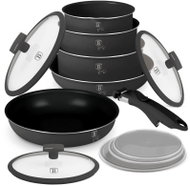 BERLINGERHAUS Sada nádobí s titanovým povrchem 12 ks Antracit Collection - Cookware Set