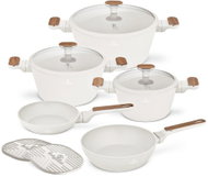BERLINGERHAUS Sada nádobí s titanovým povrchem 10 ks Sahara Nordic Collection - Cookware Set