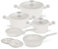 BERLINGERHAUS Sada nádobí s titanovým povrchem 10 ks Sahara Marble Collection II. - Cookware Set