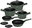Titanium Coated Cookware Set Matte Green Collection II.