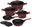 10-Piece Cookware Set with Titanium Surface, Leonardo Nordic Collection