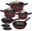 10-piece Cookware Set with Titanium Surface, Leonardo Collection III