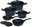 Cookware Set with Titanium Surface, Deep Sea Collection II.