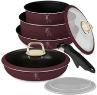 BERLINGERHAUS Sada nádobí s odnímatelnou rukojetí 9 ks Leonardo Collection - Cookware Set