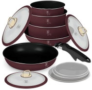 BERLINGERHAUS 12-Piece Cookware Set with Detachable Handle, Leonardo Collection - Cookware Set