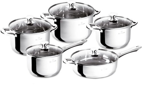 BLAUMANN Sada nádobí nerez 10 ks Gourmet Line - Cookware Set - Main image