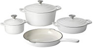 CS KOCHSYSTEME Sada nádobí litinová Xanten 7 ks bílá - Cookware Set