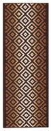 Berfin Dywany Protiskluzový běhoun na míru Zel 1018 Brown šíře 57 cm - Koberec