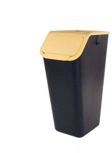 PRACTIC na tříděný odpad, 35 l, žluté víko - Rubbish Bin - Main image